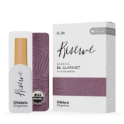 Immagine di Ance D'Addario Organic Reserve Classic per clarinetto in Sib, durezza 4.0+, confezione da 10