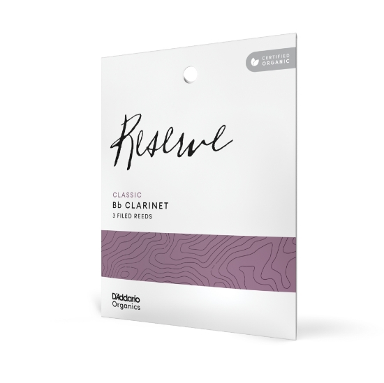 Immagine di Ance D'Addario Organic Reserve Classic per clarinetto in Sib, durezza 2,0, custodie singole, confezione da 3