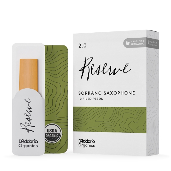 Immagine di Ance D'Addario Organic Reserve per sax soprano, durezza 2.0, confezione da 10