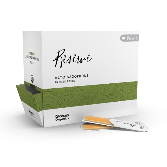 Immagine di Ance D'Addario Organic Reserve per sax alto, durezza 3,0, custodie singole, confezione da 25