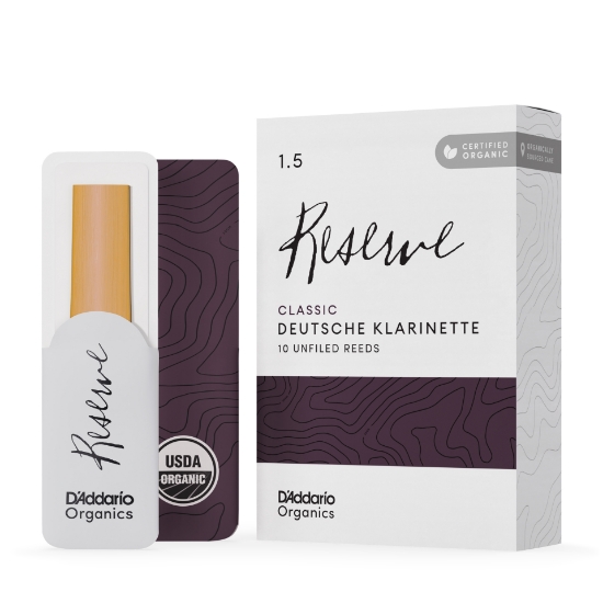 Immagine di Ance D'Addario Organic Reserve Classic per clarinetto tedesco, durezza 1.5, confezione da 10