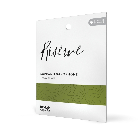 Immagine di Ance D'Addario Organic Reserve per sax soprano, durezza 3,0+, custodie singole, confezione da 3
