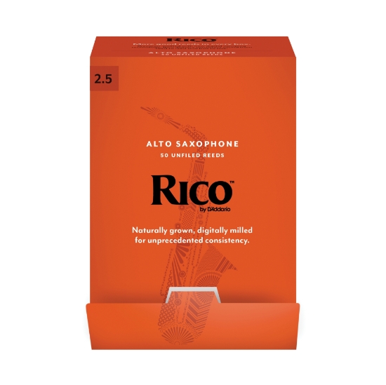 Immagine di Rico by D'Addario - Ance per sax alto, durezza 2.5; confezione da 50
