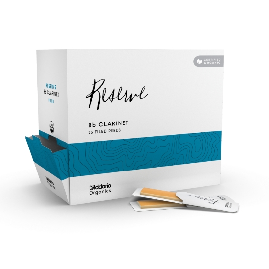 Immagine di Ance D'Addario Organic Reserve per clarinetto in Sib, durezza 3,0, custodie singole, confezione da 25