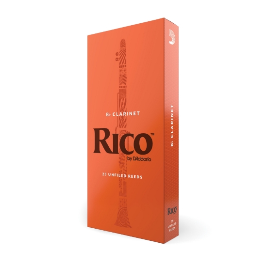 Immagine di Confezione da 25 ance Rico per clarinetto soprano in SI bemolle, durezza 3,5