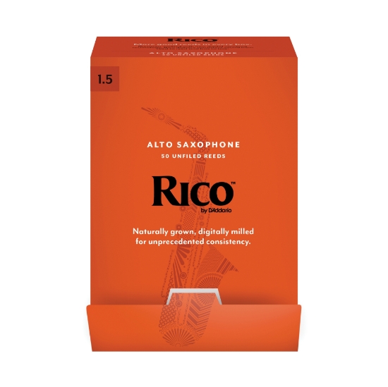Immagine di Rico by D'Addario - Ance per sax alto, durezza 1.5; confezione da 50