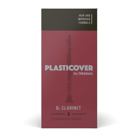 Immagine di Confezione da 5 ance Rico Plasticover per clarinetto soprano in SI bemolle, durezza 1,0