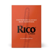 Immagine di Confezione da 10 ance Rico per clarinetto contrabbasso, durezza 1,5