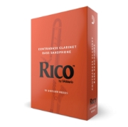 Immagine di Confezione da 10 ance Rico per clarinetto contrabbasso, durezza 3,0