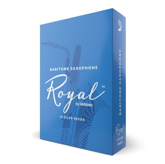 Immagine di Confezione da 10 ance Rico Royal per sassofono baritono, durezza 4,0