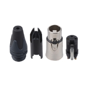 Immagine di NEUTRIK NC3FXX XLR volante, Serie XX, 3 poli femmina, corpo nichel, contatti argento