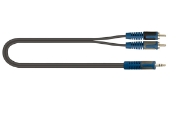 Immagine di QUIKLOK - Cavo adattatore mt 2 mini Jack - 2 RCA