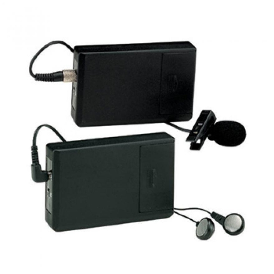 Immagine di KARMA  - Sistema radio 1 ricevitore auricolare MC9000 e un trasmettitore pulce MC9001