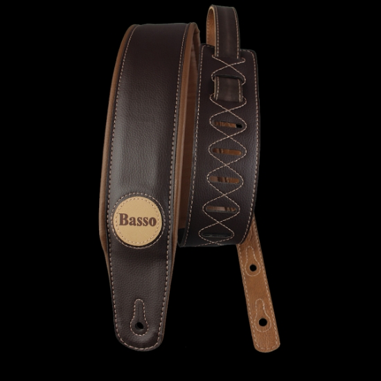 Immagine di CLA14 Tracolla BASSO imbottita marrone