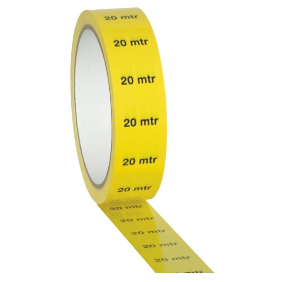Immagine di Markertape 20 mtr yellow
