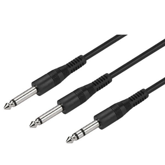Immagine di CAVO AUDIO JACK 6,3 STEREO-2 JACK6,3 M