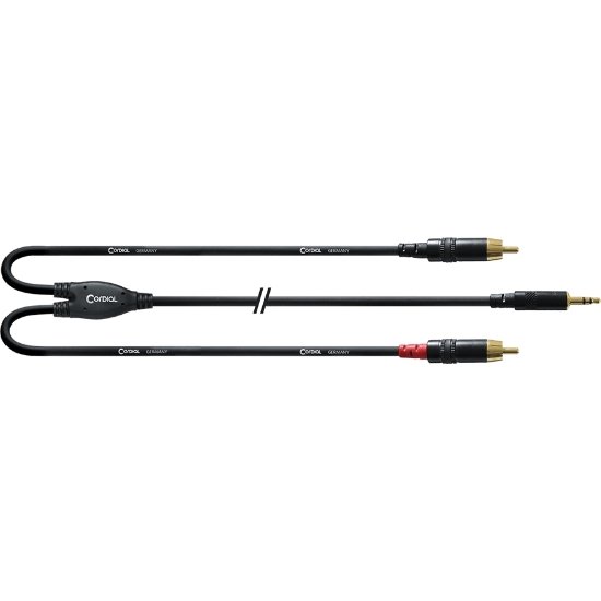 Immagine di CORDIAL - Cavo linea jack - 2 RCA 1,5 MT CFY1.5-WCC