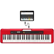 Immagine di Casio CT-S200 RD Tastiera Musicale Portatile 61 Tasti RED