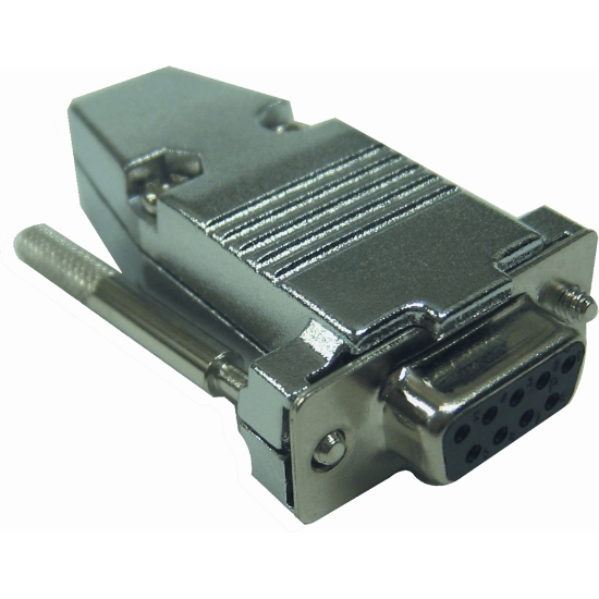 Immagine di QUIKLOK - D/SUB 9F Connettore D-Sub 9 Poli  femmina con calotta in ferro
