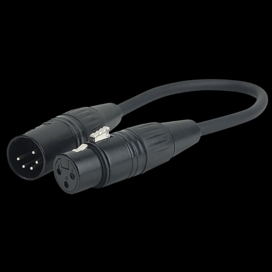 Immagine di DAP FLA36 - XLR 5P male to XLR 3P female