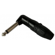 Immagine di CONNETTORE JACK 90 MONO 6,3MM. COLORE NERO