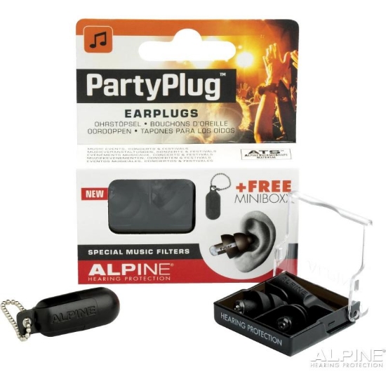 Immagine di ALPINE - SET EARPLUG ALPINE PARTYPLUG MKII BLACK EDITION PARTYPLUG