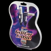 Immagine di DAP FL18 - Stage Guitar Cable straight Ø 6 mm to 90° 6MT
