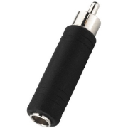 Immagine di ADATTATORE PRESA JACK 6,3mm SU RCA MASC. NTA-185