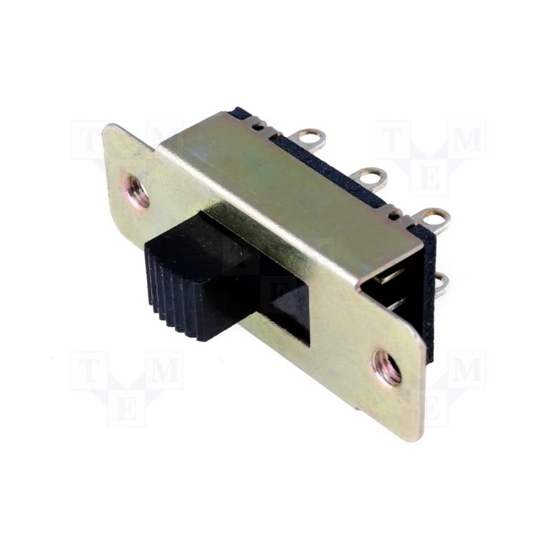 Immagine di ALPHA - Interruttore a slitta DPDT (on-on)