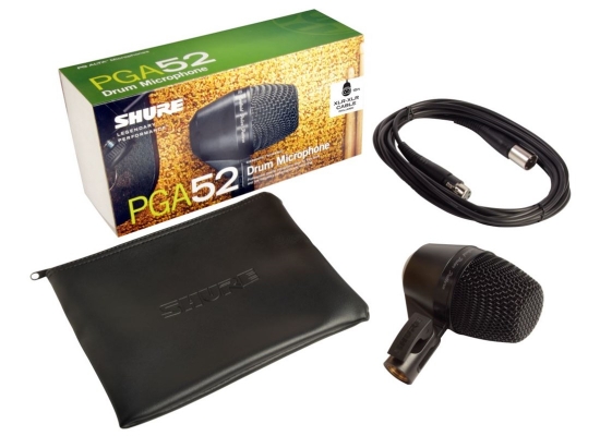 Immagine di SHURE - MICROFONO DIN. CARD. PER CASSA/BASSO. SUPPORTO ORIENT. E CAVO XLR