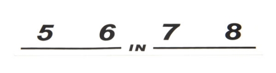 Immagine di NEUTRIK - Label 5-8 Input