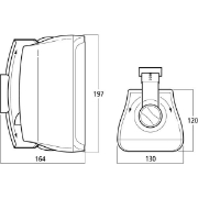 Immagine di COPPIA CASSE ACUSTICHE 2 VIE 30W IP65 NERO