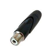 Immagine di CONNETTORE RCA FEMMINA. COLORE NERO