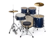 Immagine di PEARL - Batteria acustica Blue Metallic  piatti sabian RS525SC/C743